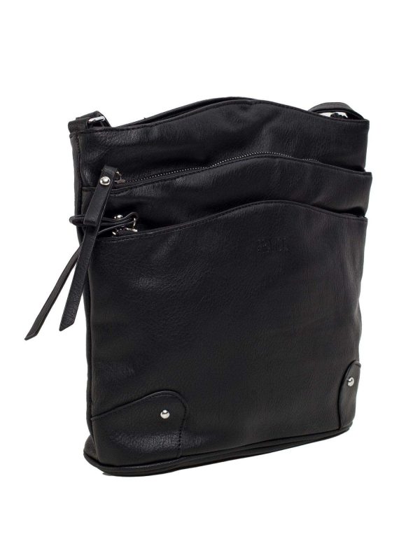 Black eco leather bag