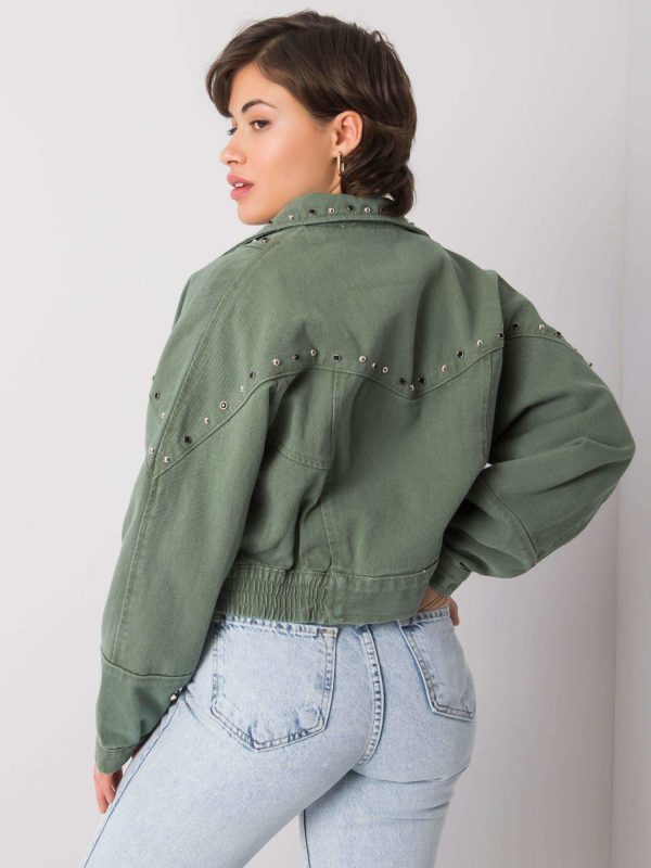 Khaki denim jacket Calla