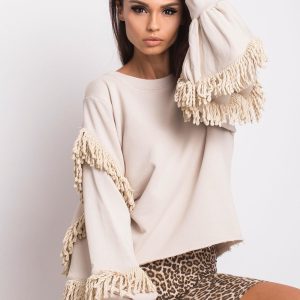 Light beige sweatshirt Silvia