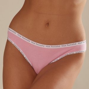 Pale Pink Printed Women's Panties