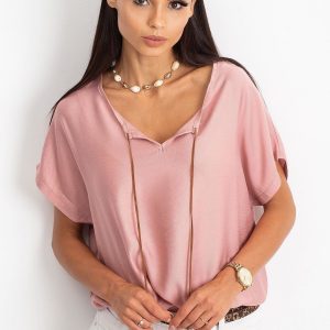 RUE PARIS Pink Kiss Blouse