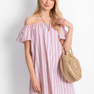 White and pink Flufee dress