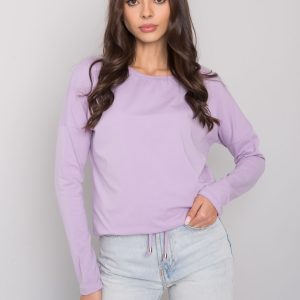 Carla's light purple blouse