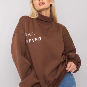 Brown oversized Kelly sweatshirt