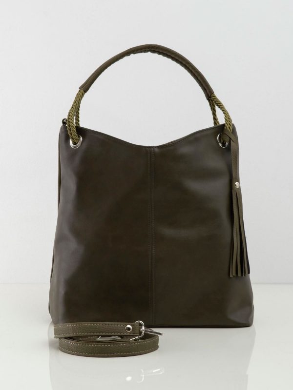 Khaki Women's Urban Bag in Eco Leather