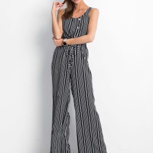 Black and White Retaliation Jumpsuit