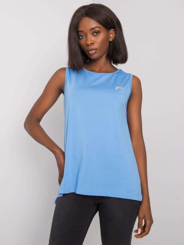 Latrisha blue sports top FOR FITNESS