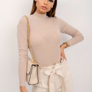 RUE PARIS Beige blouse Zone