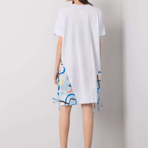 White and blue dress with Ebba inscription