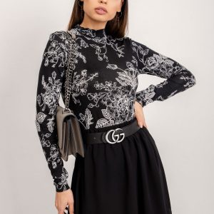 RUE PARIS Black blouse Daisy