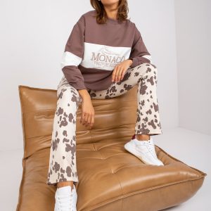 Brown sweatshirt oversize Bethany