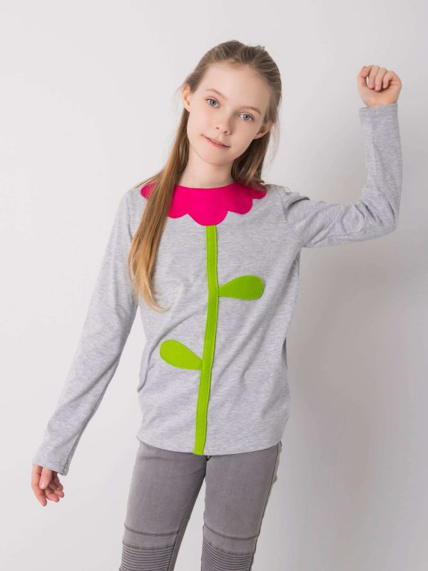 Gray blouse for girl DODO KIDS