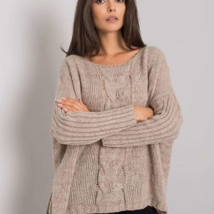 Beige loose sweater Tiffianie OCH BELLA