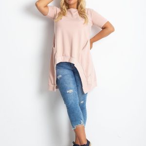 Dirty pink tunic plus size Cities