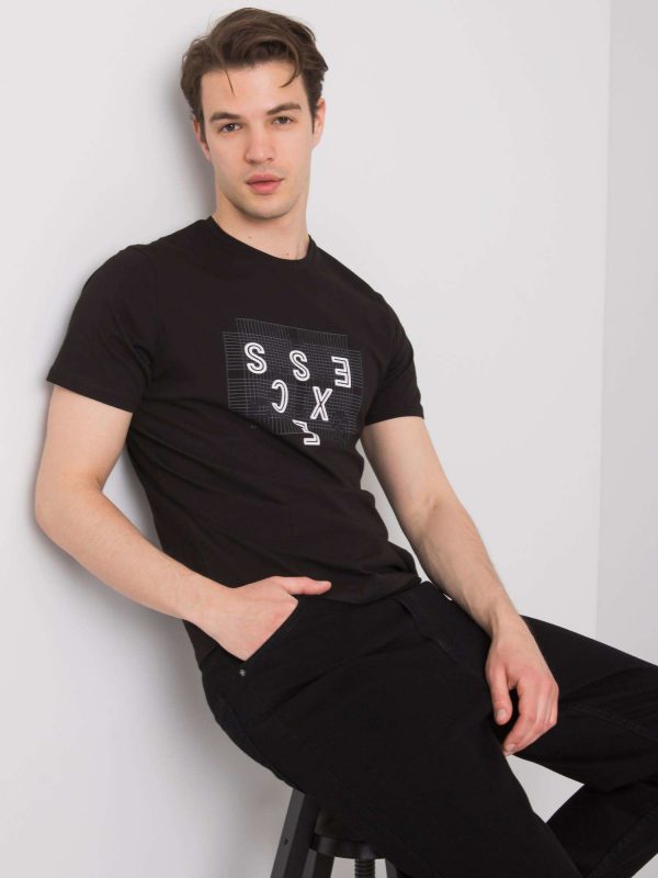 Black T-shirt for men by Blaine LIWALI