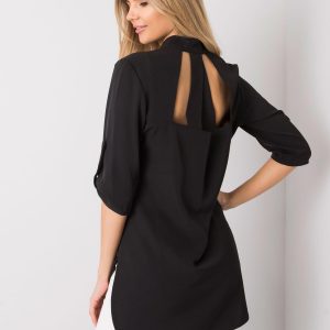 Black long shirt for women Hadleigh RUE PARIS