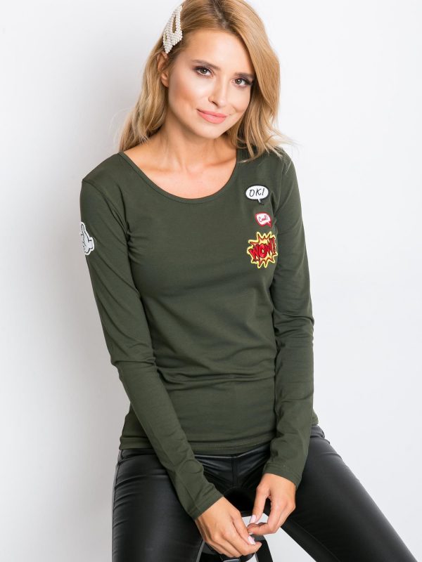 Khaki blouse Tivoli