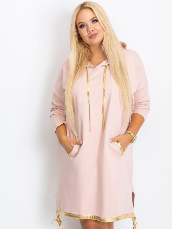 Dirty Pink Plus Size Rock Dress