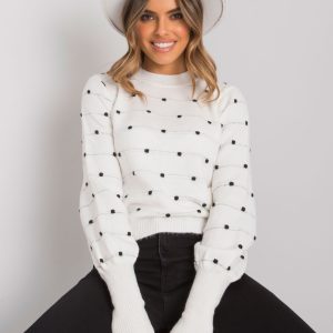 White polka dot sweater Vincenza RUE PARIS