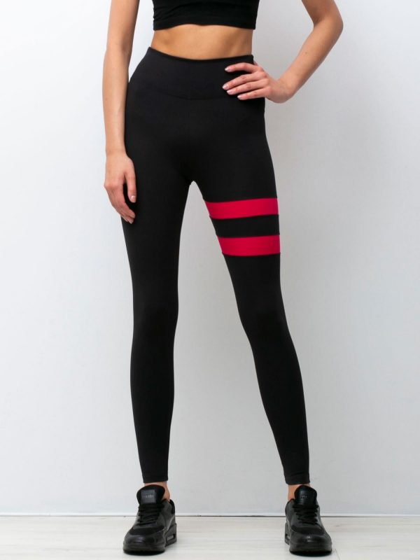 Black and Pink Planetary Leggings