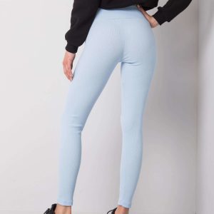 Light Blue Ribbed Sanja Leggings