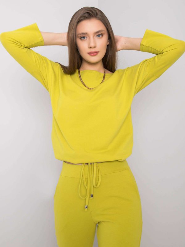 Lime blouse Fiona