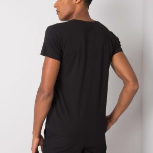 Kendrick Cotton Men's Black T-Shirt