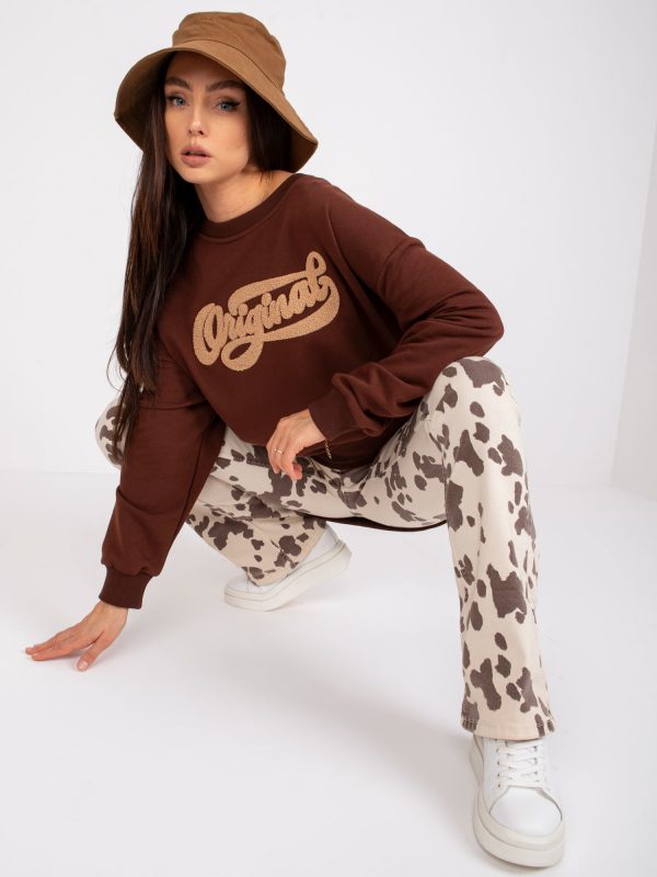 Dark Brown Taylor Long Sweatshirt