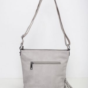 Grey Silver Shoulder Bag