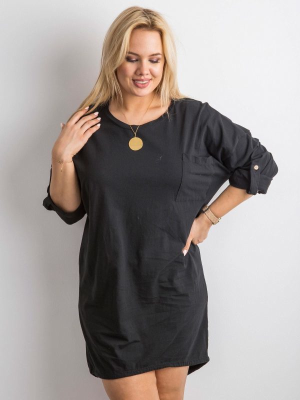 Black Cotton Dress