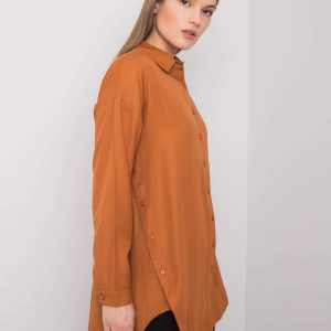 Brown long shirt Zuri RUE PARIS