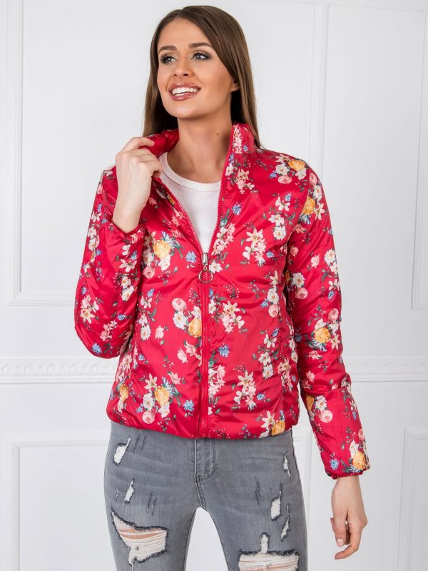 Raspberry Reversible Velte Jacket