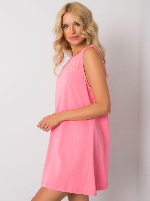 Pink cotton dress Ramya RUE PARIS