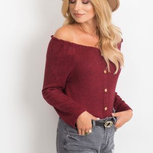 Burgundy blouse Nova