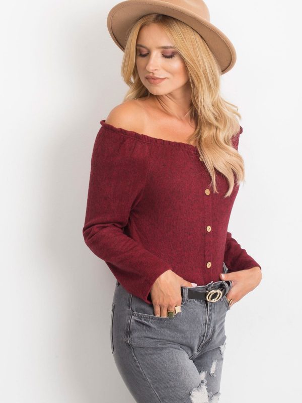 Burgundy blouse Nova