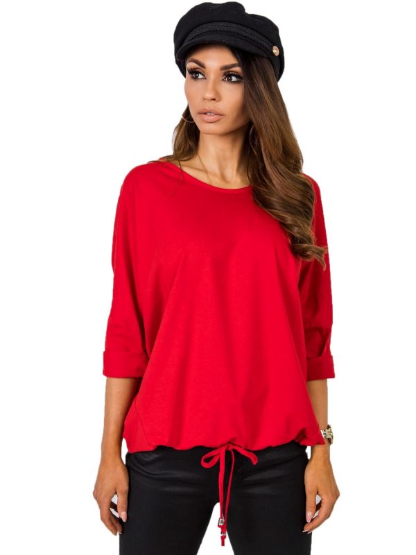 Red blouse Serafine