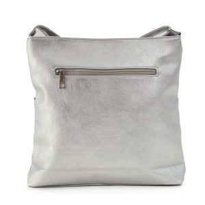 Silver Shoulder Handbag