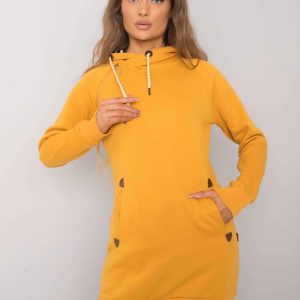 Yellow sweatshirt with pockets Embry