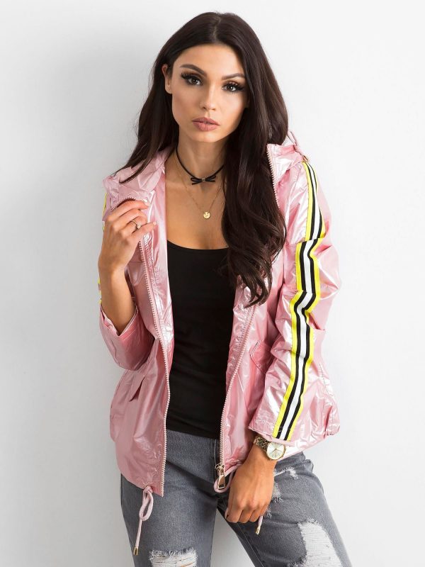 Pink Hooded Jacket