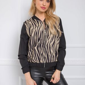 Black and beige sweatshirt Cashmere RUE PARIS