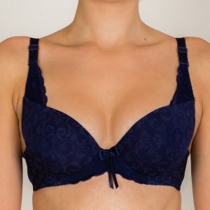 INTIMIDAO Navy blue push up bra