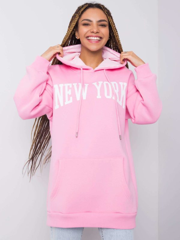 Charlene RUE PARIS Pink Hoodie