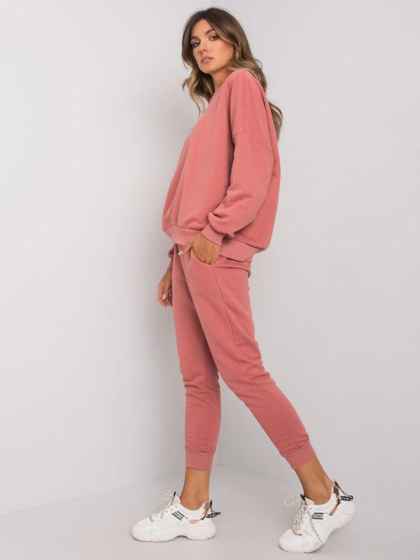 Dirty pink sweatsuit set Amandine