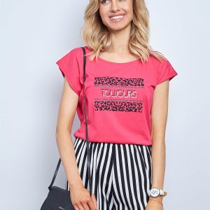 Pink t-shirt Fasten