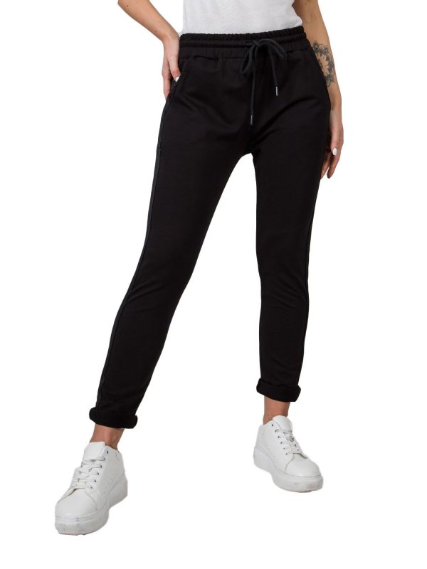 Black Active Trousers