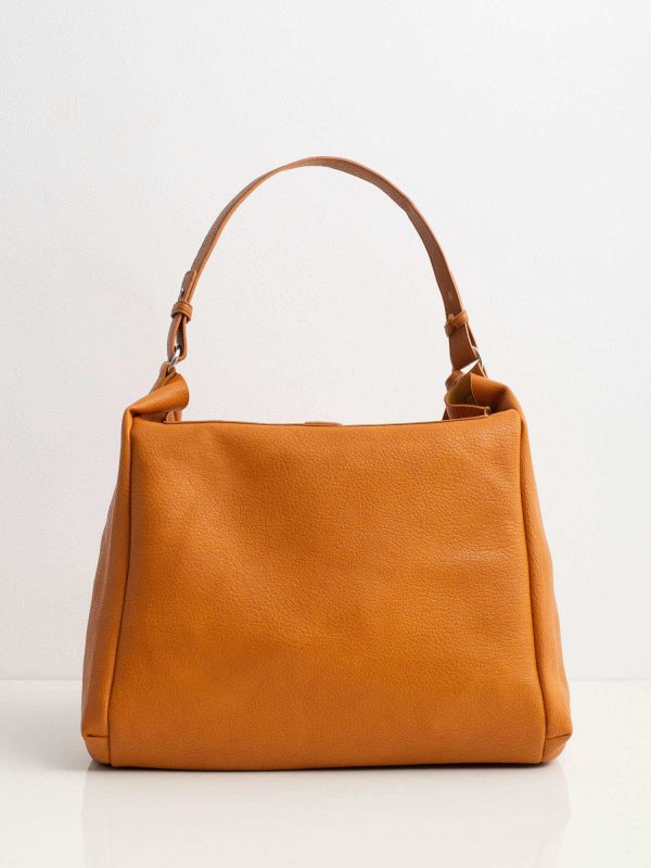 Camel big bag with cosmetic bag