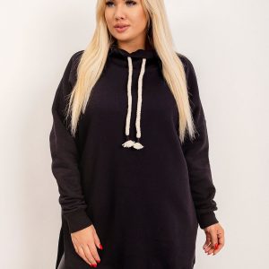 Black tunic plus size Samantha