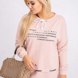 Dirty pink plus size sweatshirt Aspiration