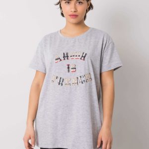 Grey t-shirt with Elani inscription