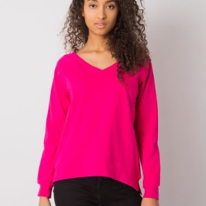 Fuchsia long sleeve blouse Alexie RUE PARIS